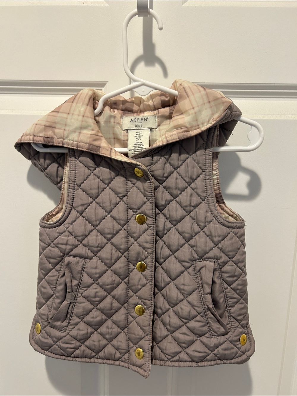 Aspen Kids quilted vest